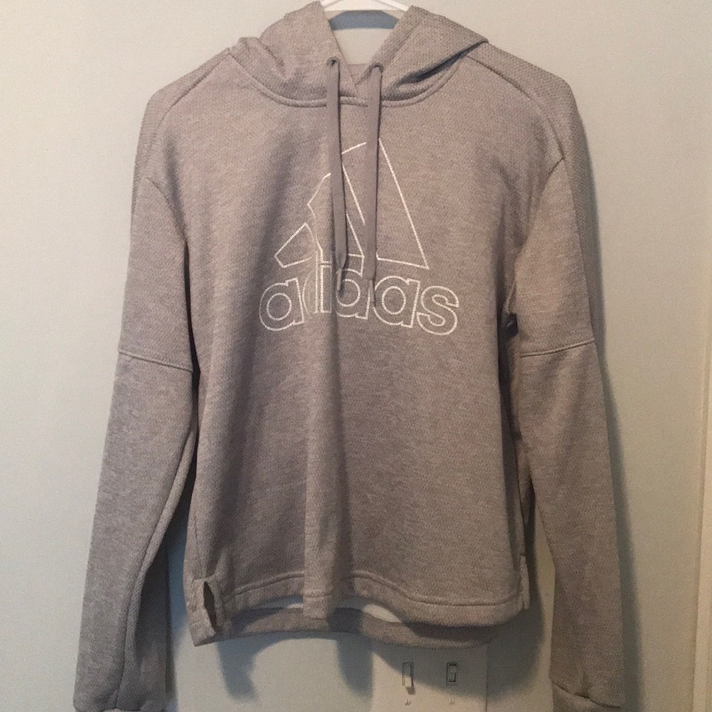 Grey Athletic Adidas Hoodie